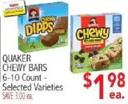 Ingles Markets Quaker chewy bars offer