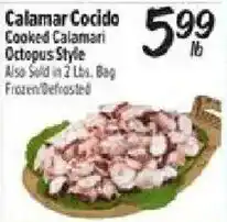 El Super Calamar Cocido offer