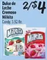 El Super Milkita dulce de leche cremoso candy offer