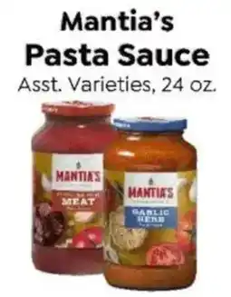 Save a Lot Mantia's pasta sauce offer