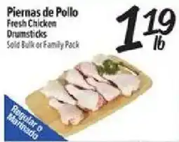 El Super Piernas de Pollo Drumsticks offer
