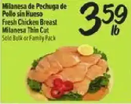 El Super Fresh Chicken Breast Milanese Thin Cut offer