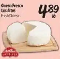 El Super Los Altos fresh cheese offer