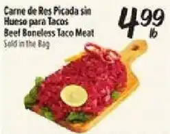 El Super Beef Boneless Taco Meat offer