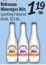 El Super Refrescos Mineragua Mas Sparkling Flavored Drink offer