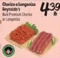 El Super Reynaldo's Bulk Premium Chorizo or Longaniza offer
