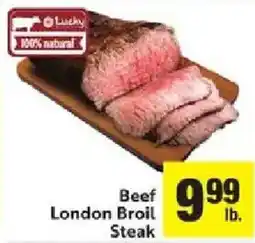 Lucky Supermarkets Lucky Beef London Broil Steak offer