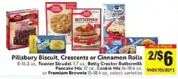 Lucky Supermarkets Pillsbury Biscuit, Crescents or Cinnamon Rolls offer