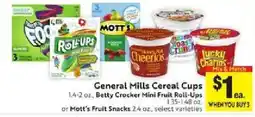 Lucky Supermarkets General Mills Cereal Cups offer