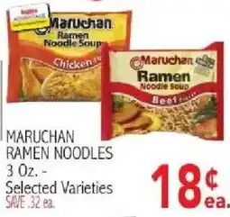 Ingles Markets Maruchan ramen noodles offer