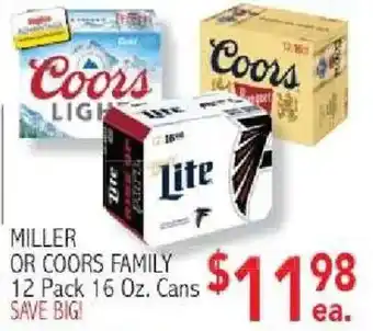 Ingles Markets Miller or Coors Family offer