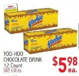 Ingles Markets Yoo-hoo chocolate drink offer
