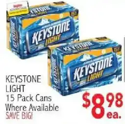 Ingles Markets Keystone Light offer