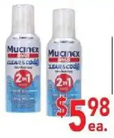 Ingles Markets Mucinex Sinus Clear & Cold offer