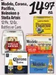 El Super Modelo, Corona, Pacifico, Heineken or Stella Artois offer