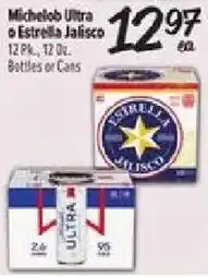 El Super Michelob Ultra or Estrella Jalisco offer
