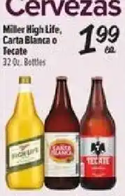 El Super Miller High Life, Carta Blanca or Tecate offer