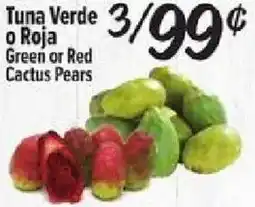 El Super Green or Red Cactus Pears offer