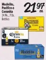 El Super Modelito, Pacifico or Coronita offer