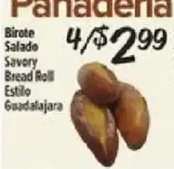 El Super Panadena Savory Bread Roll offer