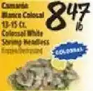 El Super Camaron Blanco Colosal offer