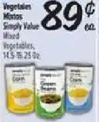 El Super Simply Value Mixed Vegetables offer