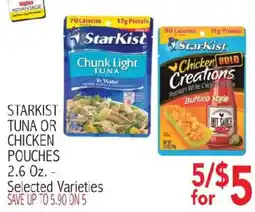Ingles Markets Starkist tuna or chicken pouches offer