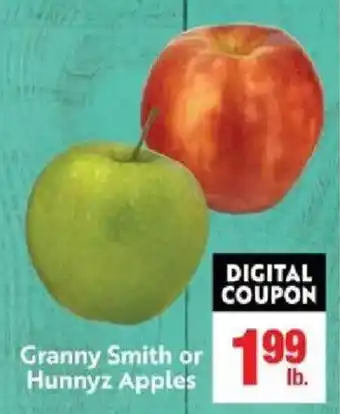 Granny Smith or Hunnyz Apples