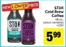 Lucky Supermarkets Stok cold brew coffee offer