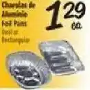 El Super Aluminum Foil Pans offer