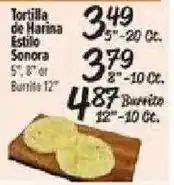El Super Tortilla de Harina Estilo Sonora offer