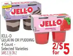 Ingles Markets Jell-o gelatin or pudding offer