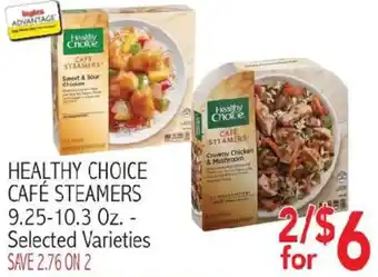 Ingles Markets Healthy Choice Cafe Steamers offer