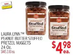 Ingles Markets Laura Lynn peanut butter stuffed pretzel nuggets offer