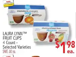 Ingles Markets Laura Lynn fruit cups offer