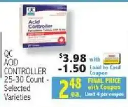 Ingles Markets Qc acid controller offer