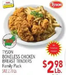 Ingles Markets Tyson boneless chicken breast tenders offer