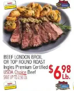 Ingles Markets Ingles Premium Certified USDA Choice Beef offer