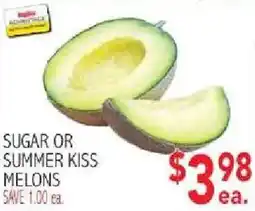Ingles Markets Sugar or Summer Kiss Melons offer