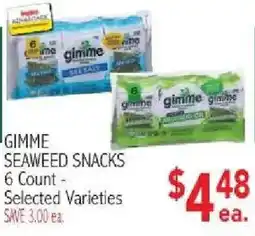 Ingles Markets Gimme Seaweed Snacks offer