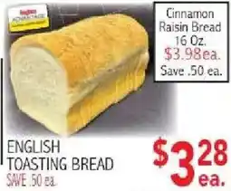 Ingles Markets English Toasting Bread offer