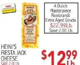 Ingles Markets Heini's Fiesta Jack Cheese offer