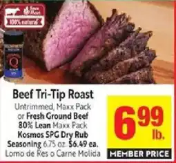 Save Mart Beef Tri-Tip Roast offer