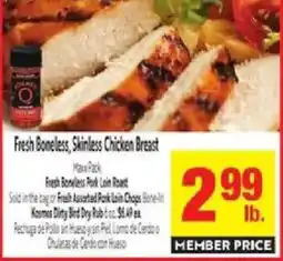 Save Mart Fresh Boneless Skinless Chicken Breast offer