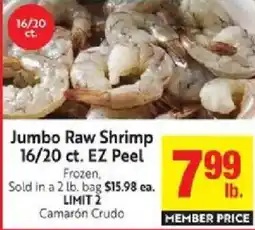 Save Mart Jumbo Raw Shrimp offer