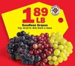 Schnucks Seedless Grapes offer