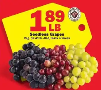 Schnucks Seedless Grapes offer