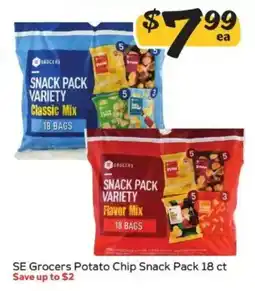 Winn Dixie Se grocers potato chip snack pack offer