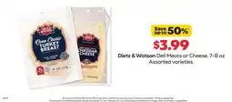 Grocery Outlet Dietz & Watson Deli Meats or Cheese offer