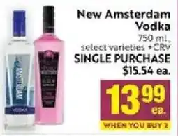 Save Mart New Amsterdam Vodka offer